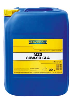 Трансмиссионное масло ravenol getriebeoel mzg sae 80w-90 gl-4 (20л) new